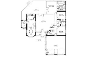 Floor 1 custom home by builder kettlewell construction